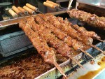 Lamb chuan'r, or skewers, from the streets of Beijing, China.
